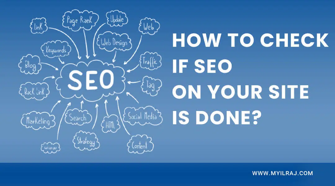 how to check if SEO is done