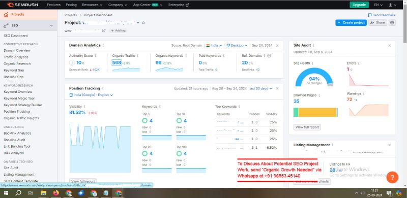 SEO Case Study SEO Case Study