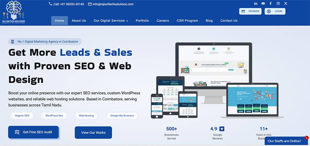 Raj Softech Solutions Company
