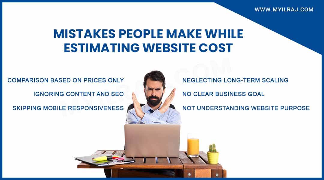 Mistake People Make While Estimating Website Cost